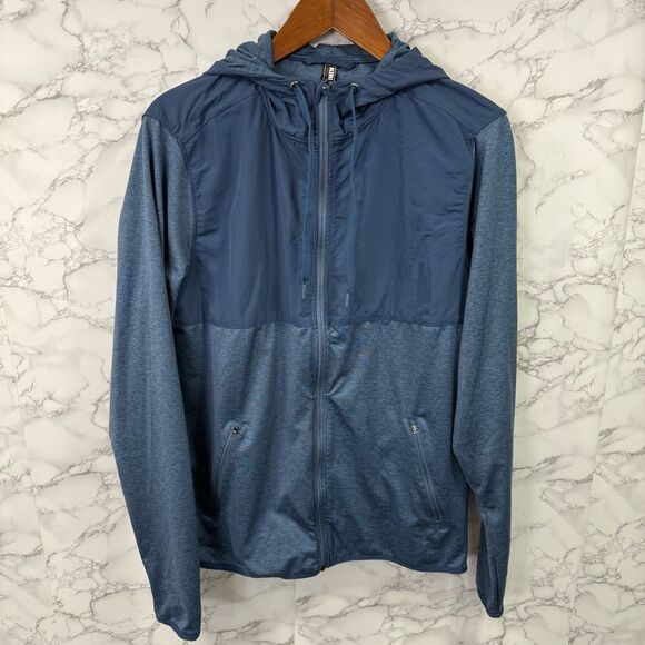 Kirkland Men’s Jacket sz M Windbreaker Hooded NWOT #G359 - Picture 2 of 8